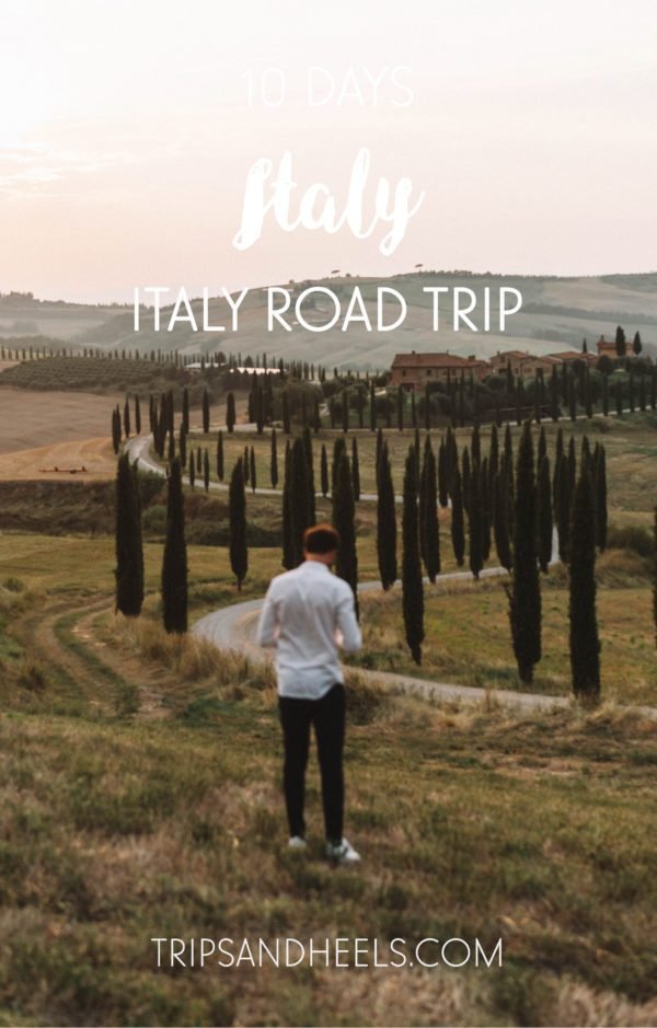 10 days road trip italy